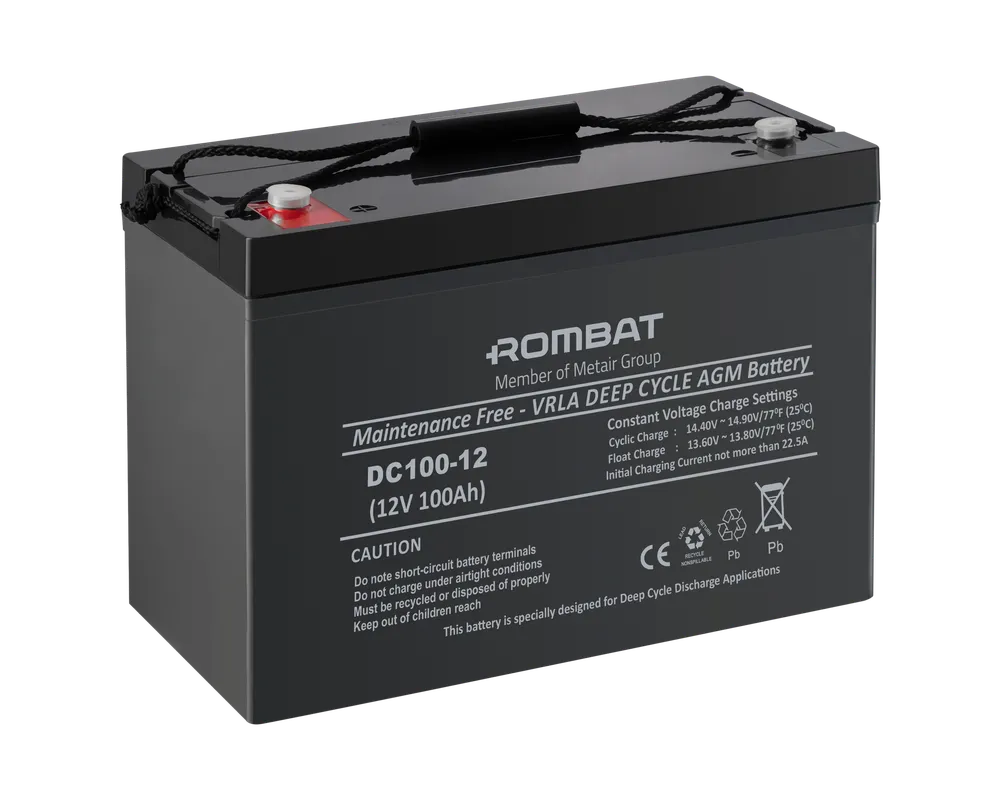 Rombat AGM 12V-100Ah baterie stationara DC12V-100Ah