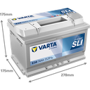 Varta Dynamic SLI 74Ah E38