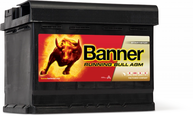 Banner 60Ah Running Bull AGM - 56001