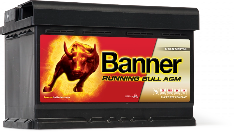 Banner 70Ah Running Bull AGM - 57001