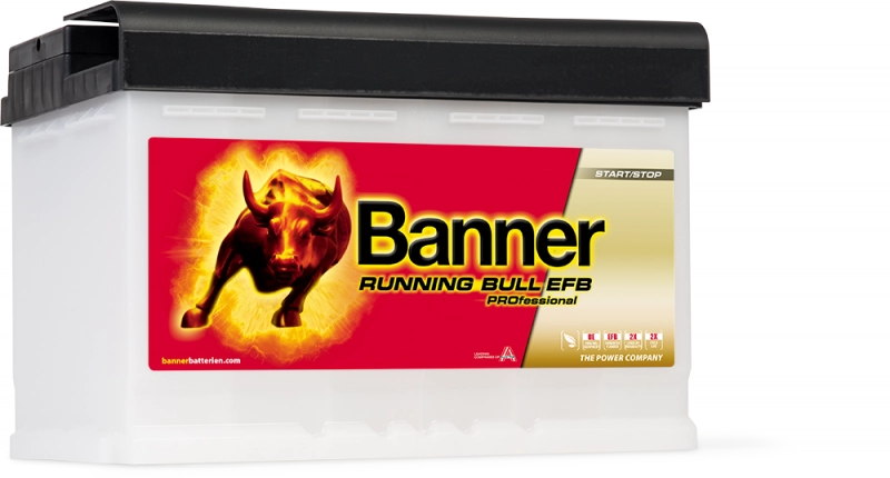 Banner 75Ah Running Bull EFB Proffessional - 57511