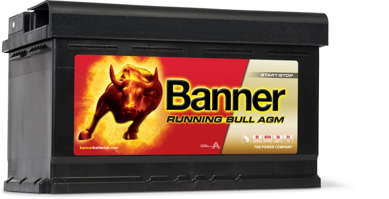 Banner 80Ah Running Bull AGM - 58001