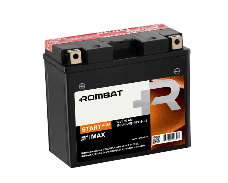Rombat Start AGM 10Ah RBX12-BS