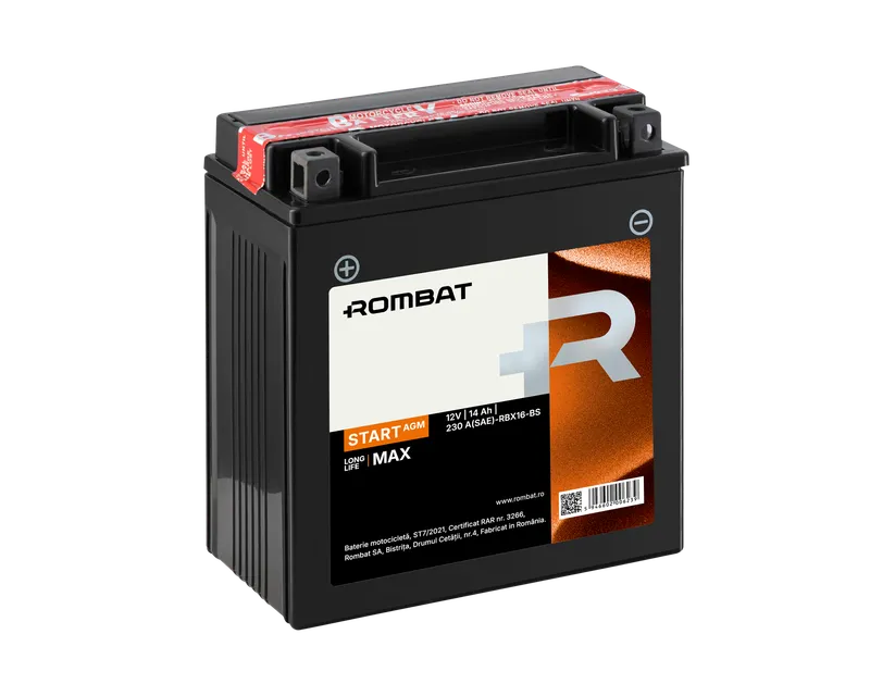 Rombat Start AGM 14Ah RBX16-BS