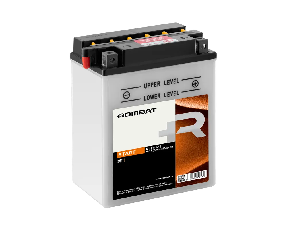 Bat moto 12Vx14Ah Start cu intretinere RB14L-A2