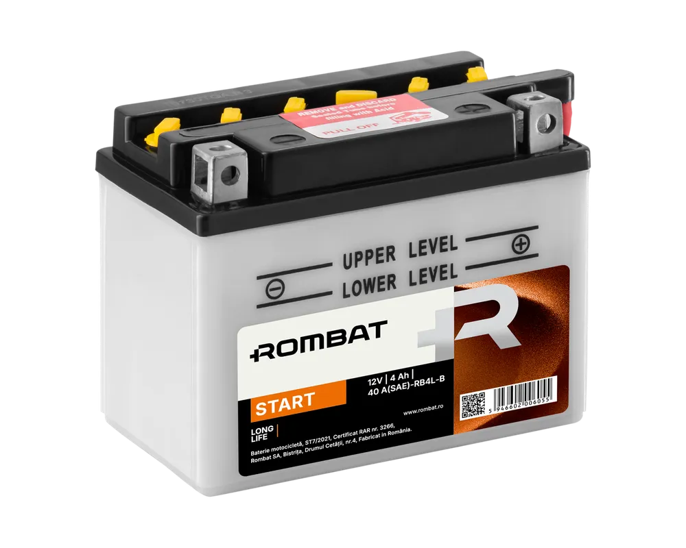 Bat moto 12Vx4Ah Start cu intretinere RB4L-B