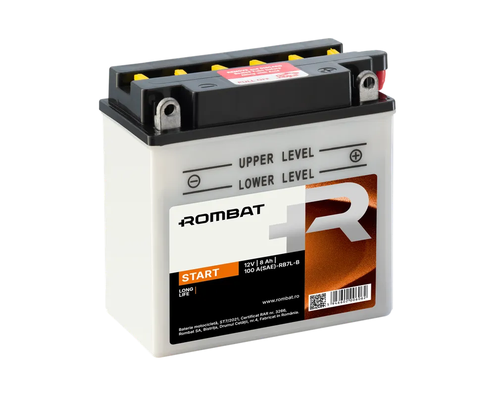 Bat moto 12Vx8Ah Start cu intretinere RB7L-B
