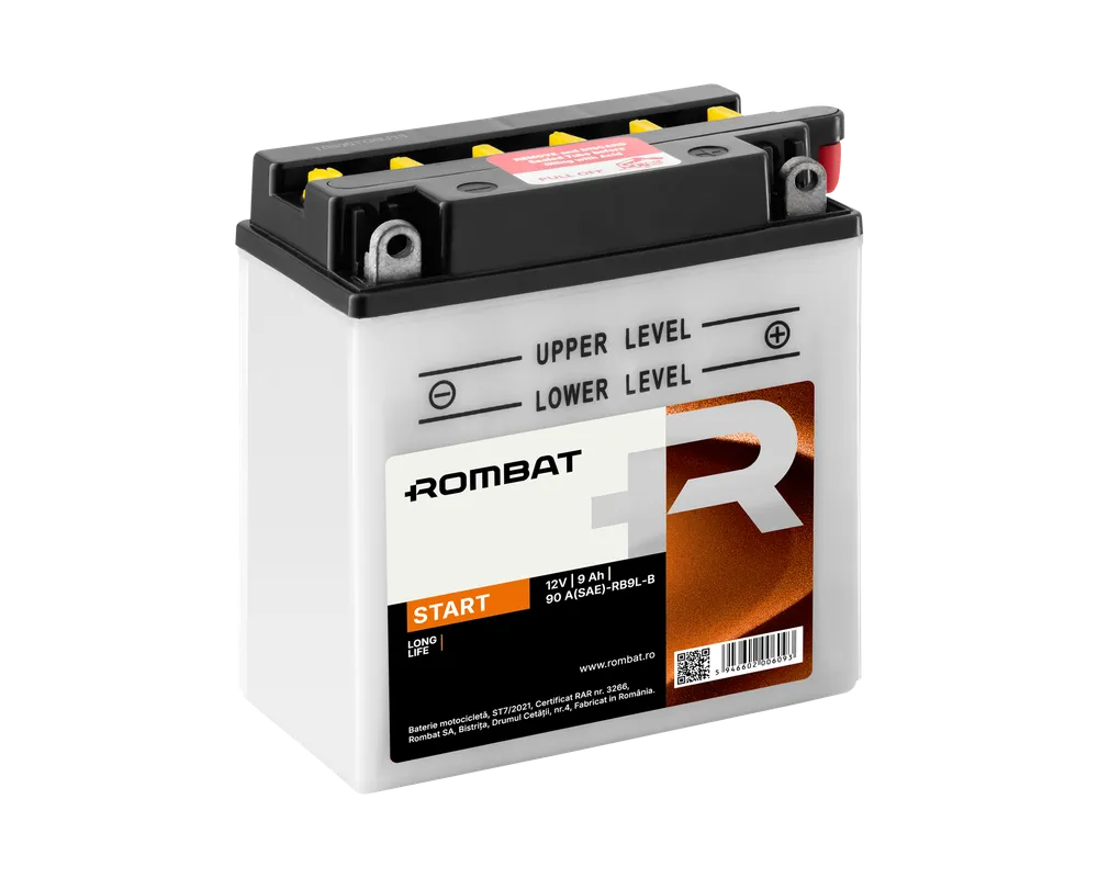 Bat moto 12Vx9Ah Start cu intretinere RB9L-B