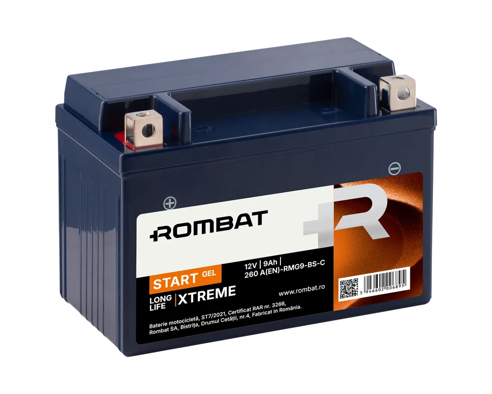Bat moto 12Vx9Ah Start GEL RMG9L-BS-C