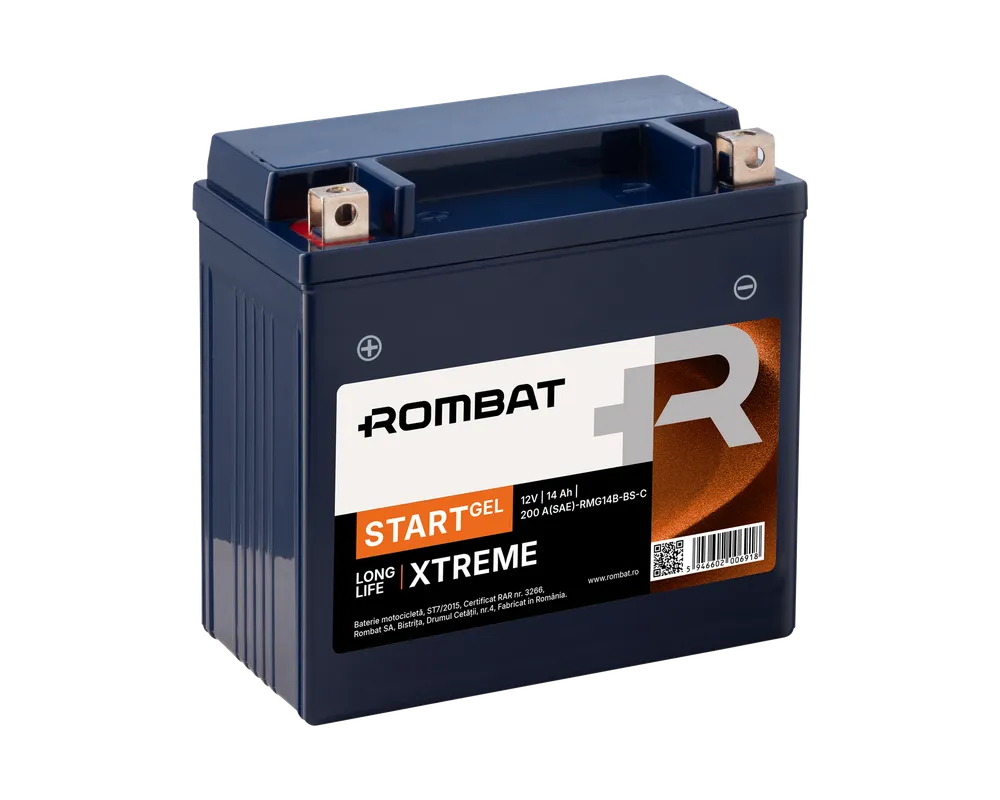 Bat moto 12Vx14Ah Start GEL RMG14-BS-C