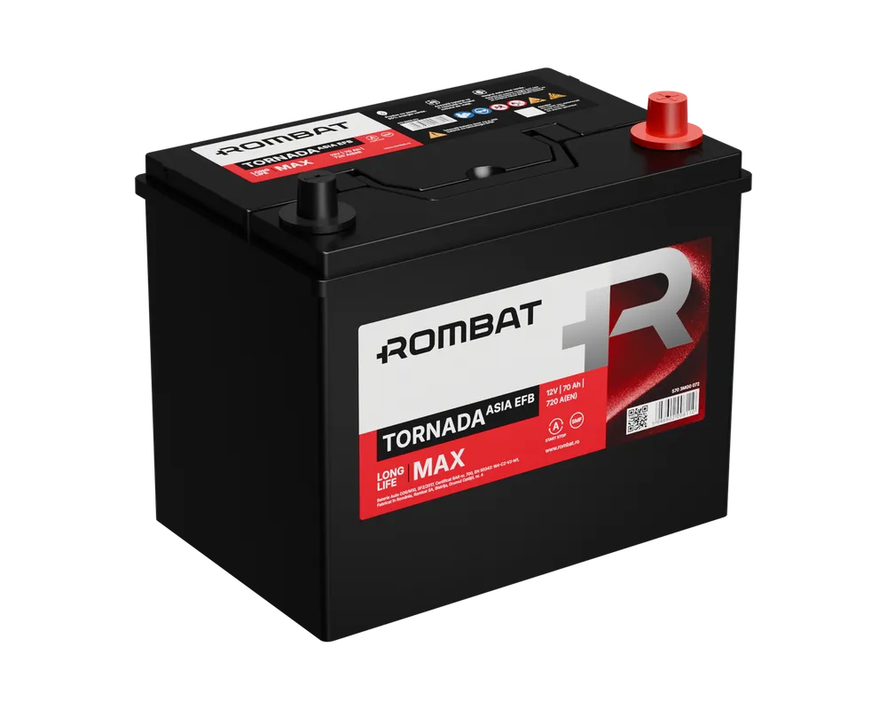 Rombat EFB Tornada Asia 70Ah DP M10