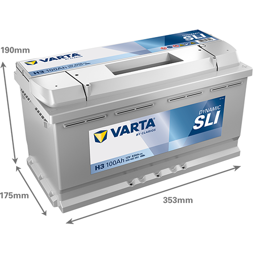 [600402083K262] Varta Dynamic SLI 100Ah H3