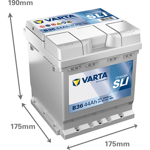 [5444010423132] 44Ah Varta Blue B36