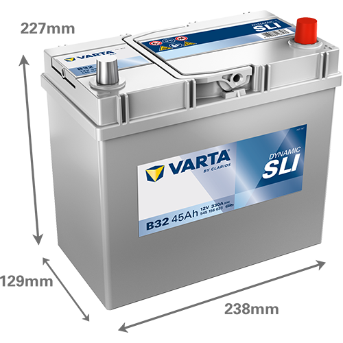 [5451560333132] 45Ah Varta Blue B32