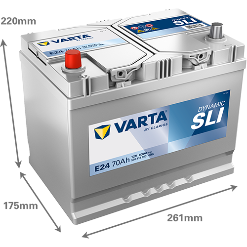 [5704130633132] 70Ah Varta Blue E24