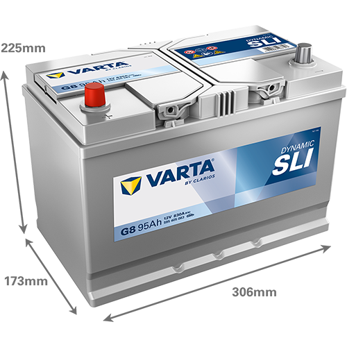 [5954050833132] 95Ah Varta Blue G8