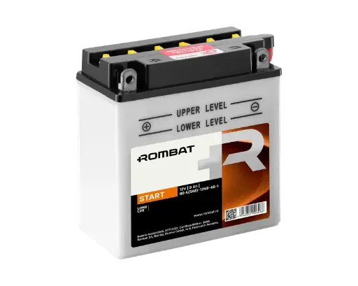 [12N9-4B-1] Bat moto 12Vx9Ah Start cu intretinere 12N9-4B-1