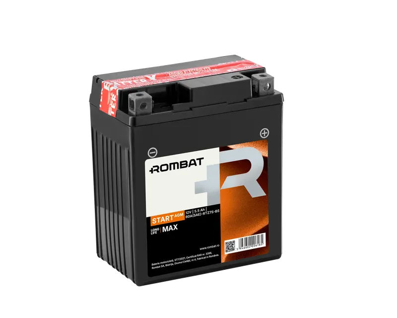 [RTZ7S-BS] Rombat Start AGM 6Ah RTZ7S-BS