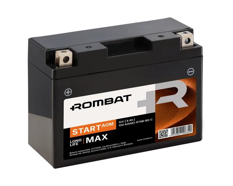 [RT9B-BS-C] Rombat Start AGM 8Ah RT9B-BS-C