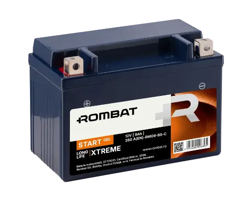 [RMG9-BS-C] Bat moto 12Vx9Ah Start GEL RMG9L-BS-C