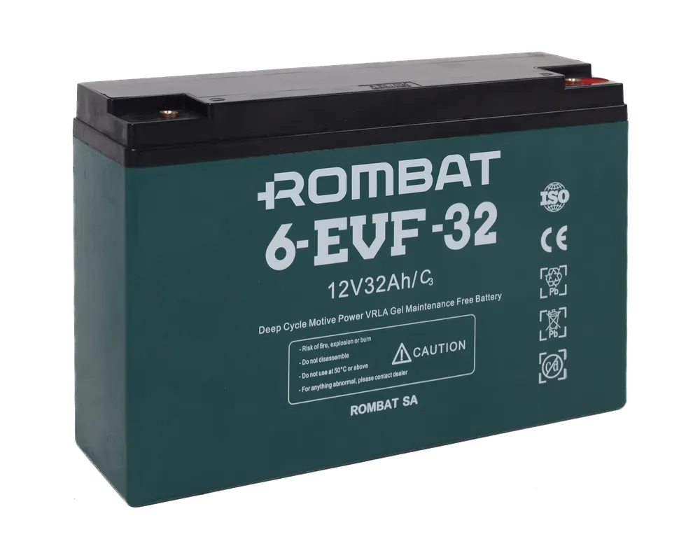 [6-EVF-32] Rombat 6V-32Ah baterie semitractiune 6-EVF-32