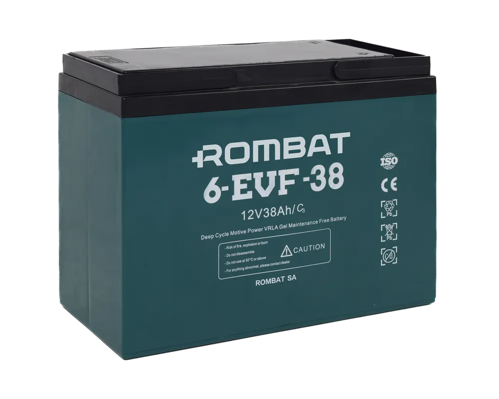[6-EVF-38] Rombat 6V-38Ah baterie semitractiune 6-EVF-38