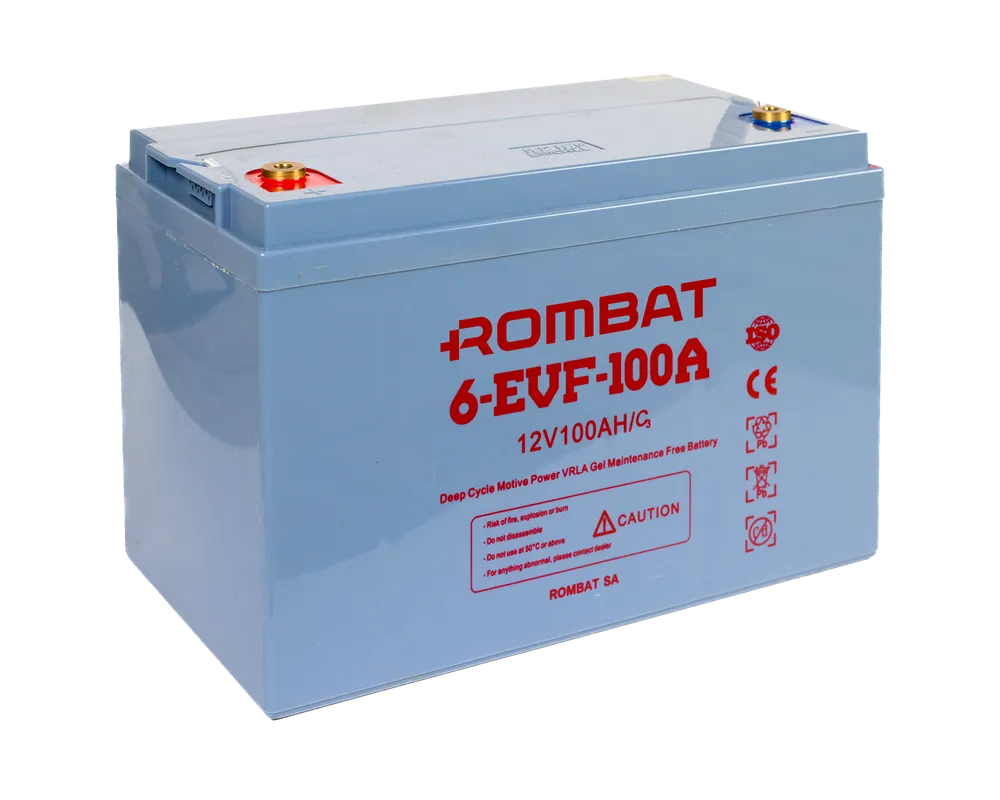 [6-EVF-100A] Rombat 6V-100Ah baterie semitractiune 6-EVF-100A
