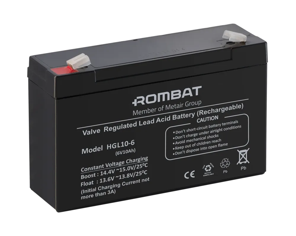 Rombat AGM 6V-10Ah baterie stationara HGL6V-10Ah