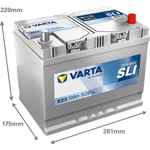 Varta Dynamic SLI 70Ah E23