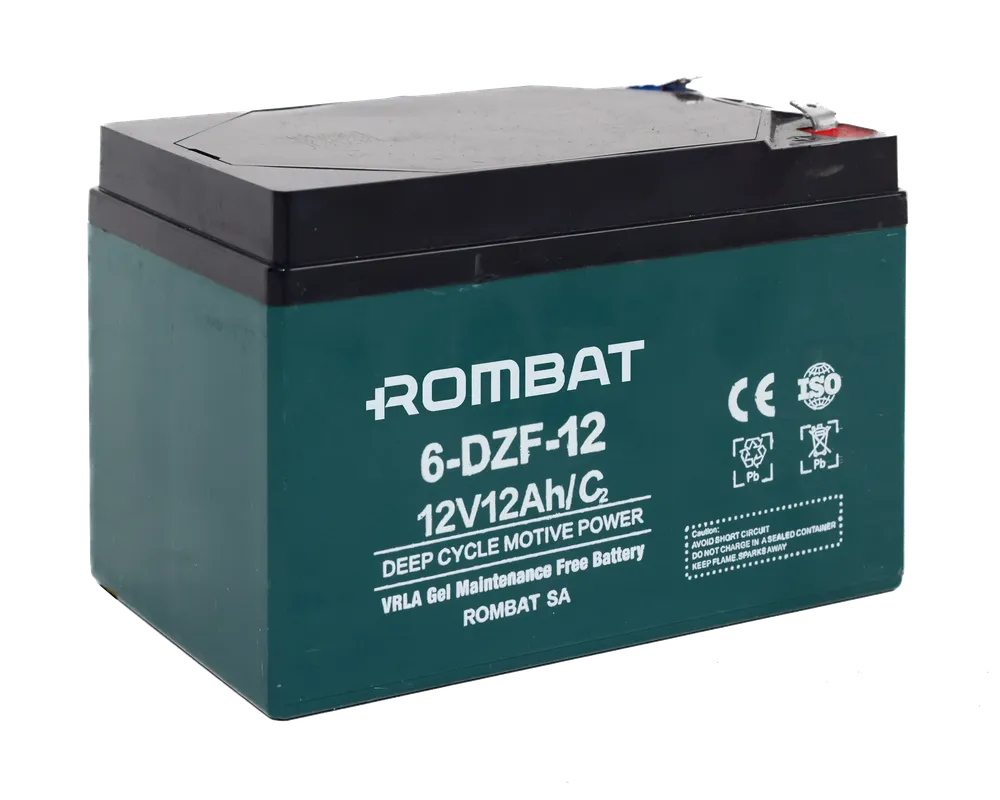 Rombat 12V-12Ah baterie bicicleta electrica 6-DZF-12