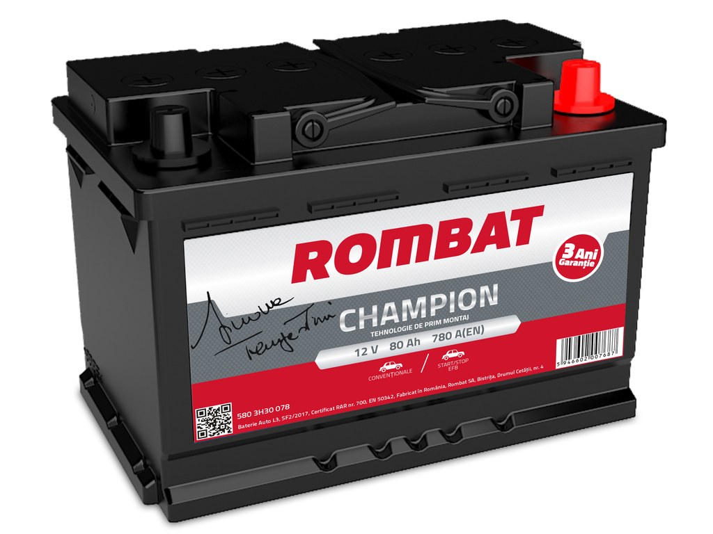 Rombat EFB Champion 80Ah