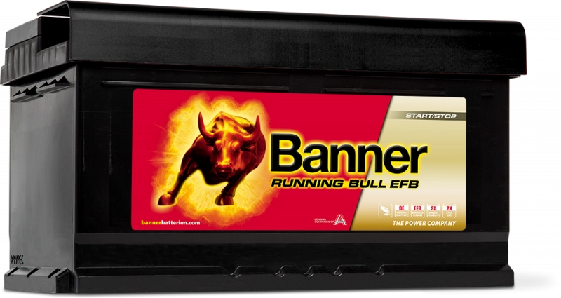 Banner 75Ah Running Bull EFB - 57512