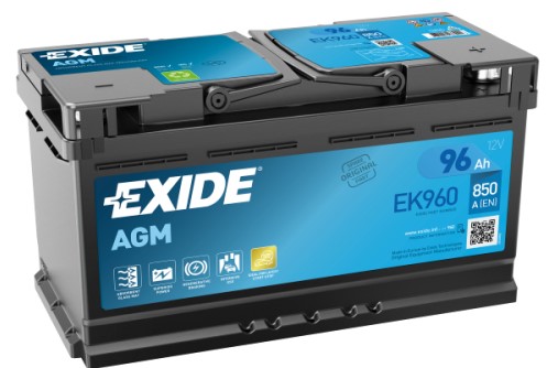 Exide AGM 96Ah EK960