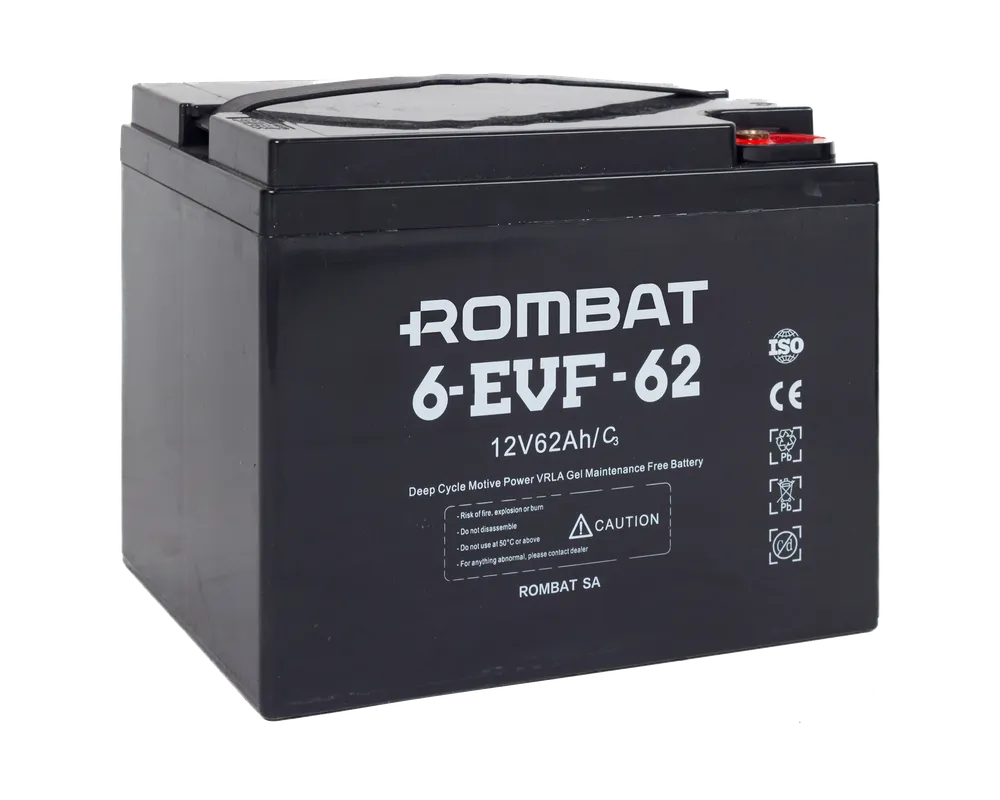 Rombat 6V-62Ah baterie semitractiune 6-EVF-62