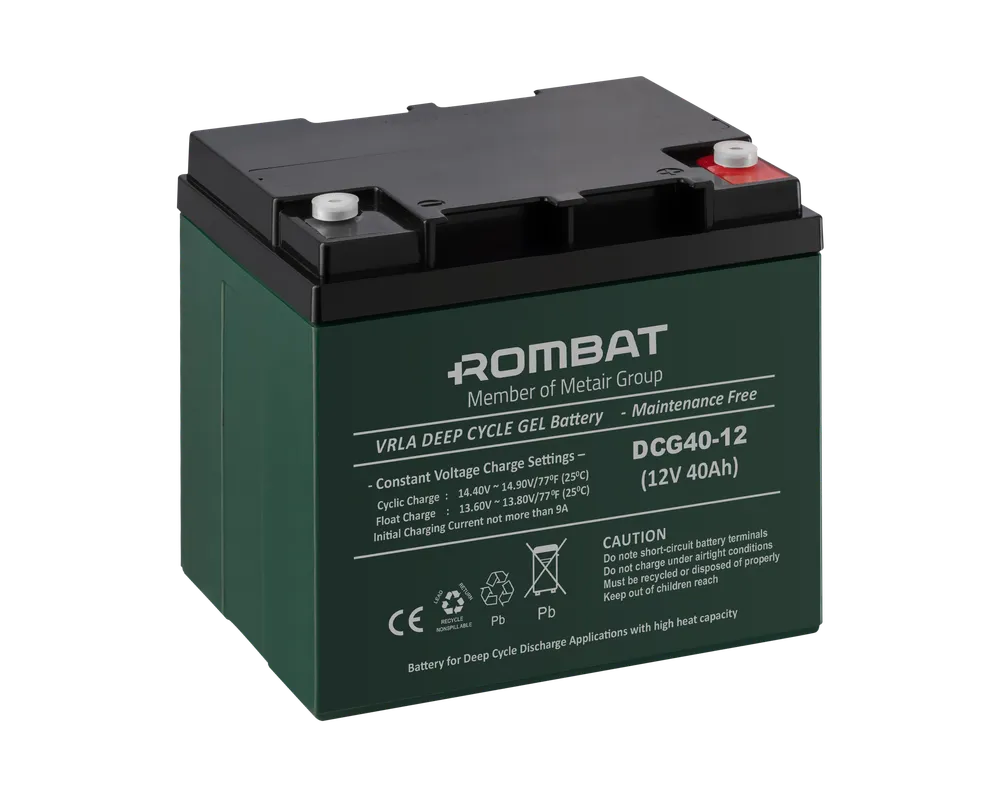 [DCG(Gel)12V-40Ah] Rombat Gel 12V-40Ah baterie stationara DCG(Gel)12V-40Ah