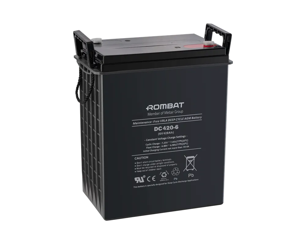 [DC6V-420Ah] Rombat AGM 6V-420Ah baterie stationara DC6V-420Ah