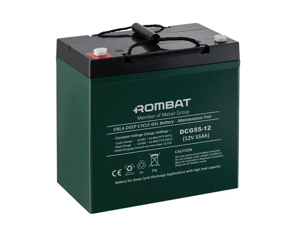 [DCG(Gel)12V-55Ah] Rombat Gel 12V-55Ah baterie stationara DCG(Gel)12V-55Ah