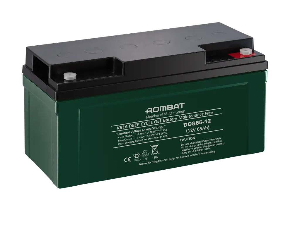 [DCG(Gel)12V-65Ah] Rombat Gel 12V-65Ah baterie stationara DCG(Gel)12V-65Ah