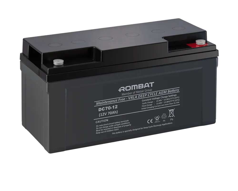 [DC12V-70Ah] Rombat AGM 12V-70Ah baterie stationara DC12V-70Ah