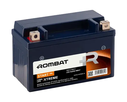 [RBG7] Bat moto 12Vx7Ah Start GEL RBG7