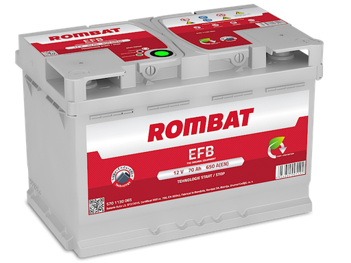 [5701130076] Rombat EFB 70Ah