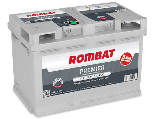 [5752K30075] Rombat Premier Plus 75Ah