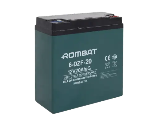 [6-DZF-20] Rombat 6V-20Ah baterie bicicleta electrica 6-DZF-20