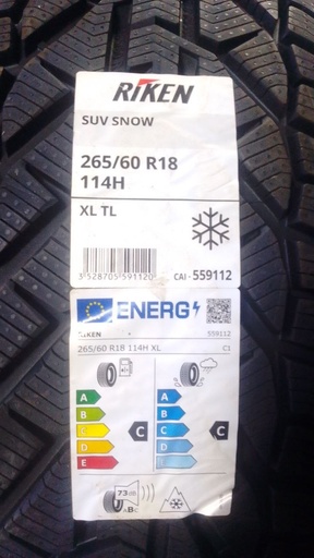 [559112] 265/60R18 Riken Suv Snow 114H CC2 073 db