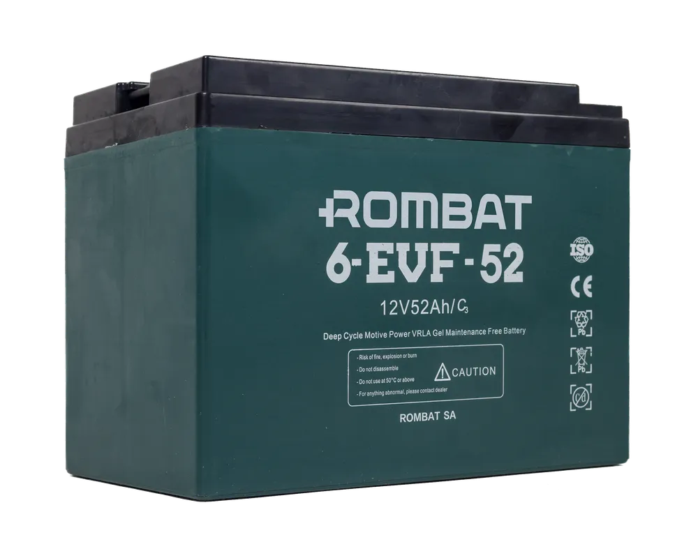 [6-EVF-52] Rombat 6V-52Ah baterie semitractiune 6-EVF-52